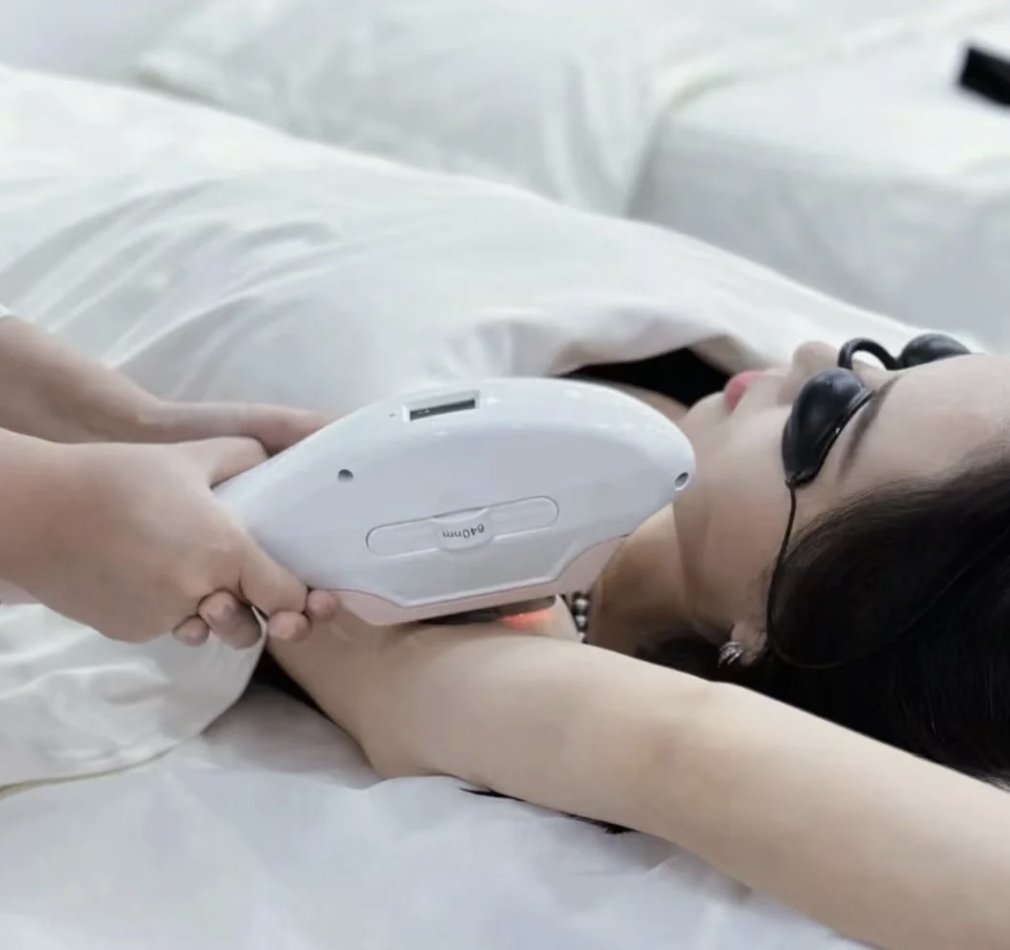 Triệt lạnh Sapphire Diode Laser tại Mê Beauty